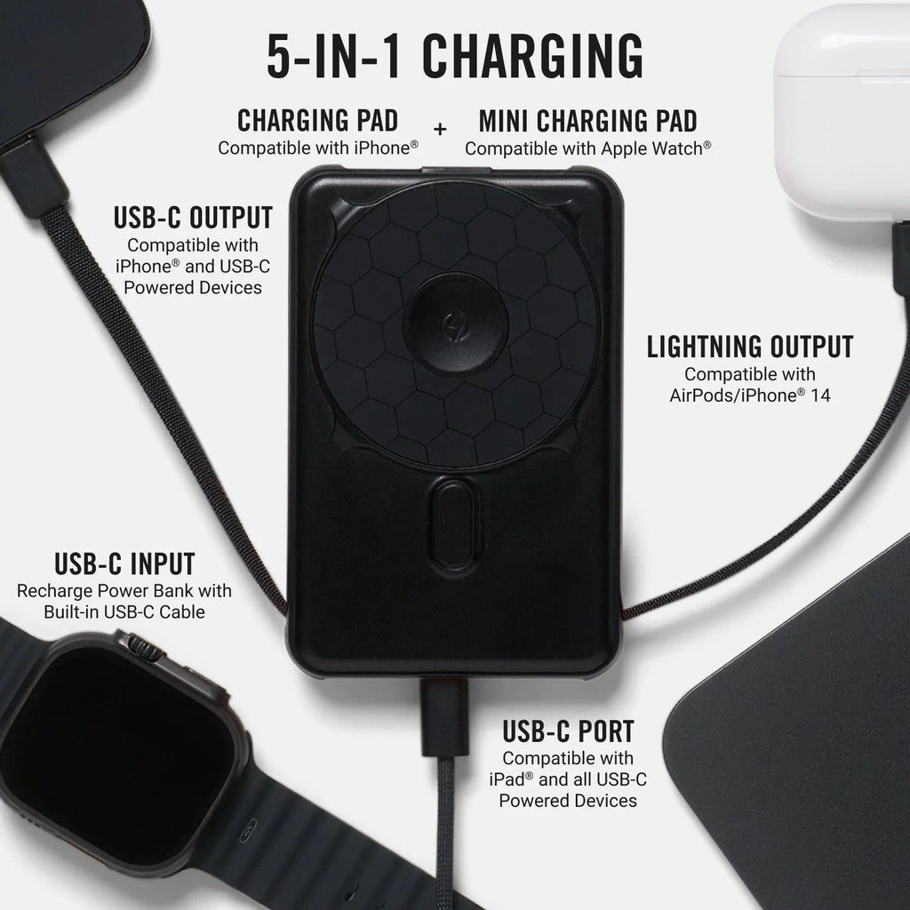 Ridge Magnetic Power Bank Black