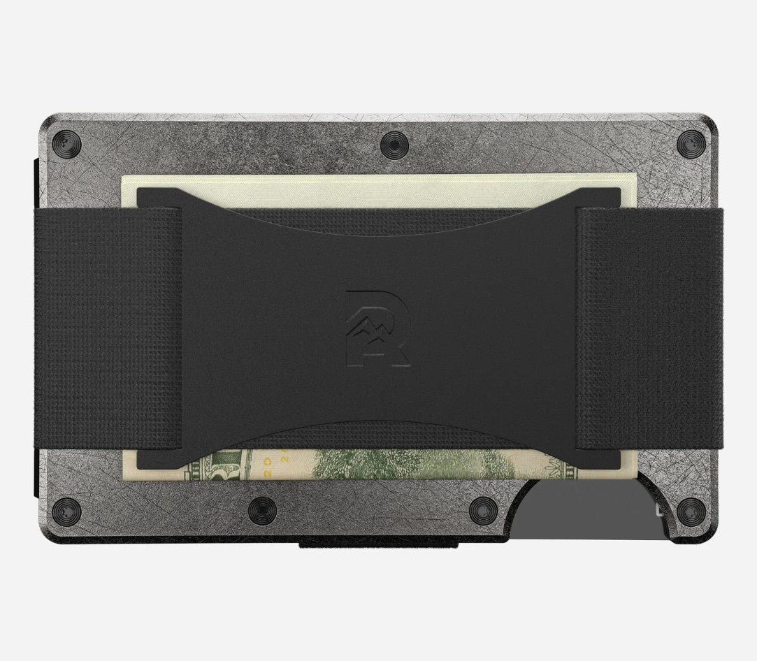 Ridge RFID Wallet Stonewashed Titanium