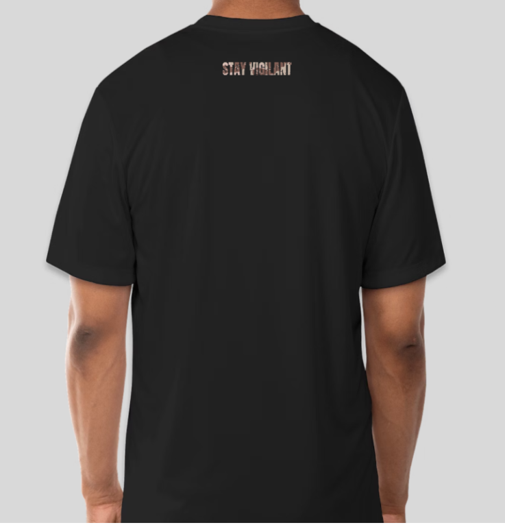 Stay Vigilant T-Shirt Desert Camo