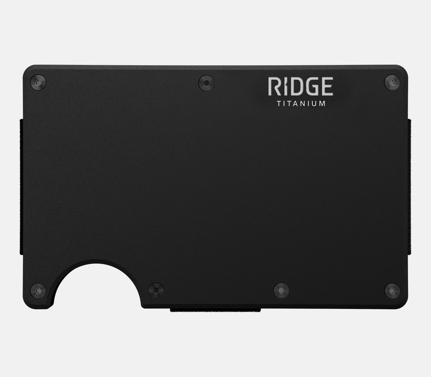 Ridge RFID Wallet Black Titanium
