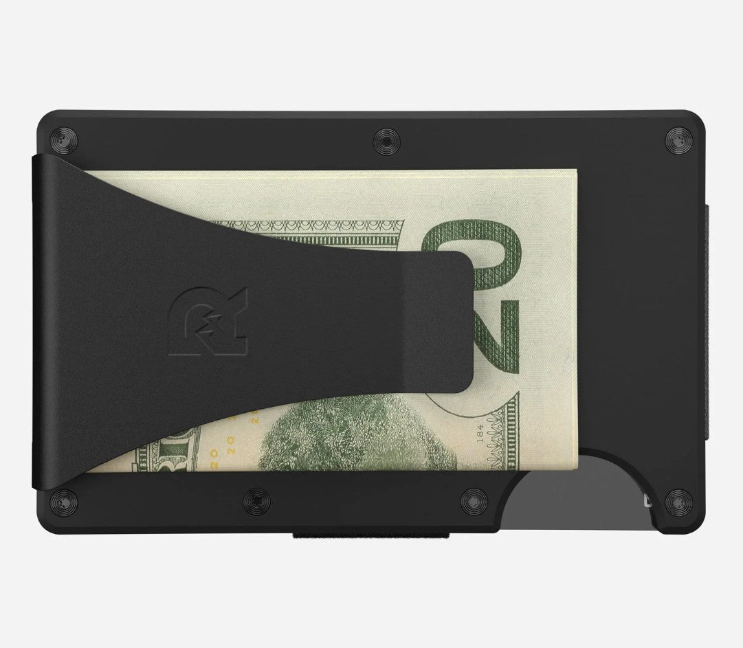 Ridge RFID Wallet Black Titanium