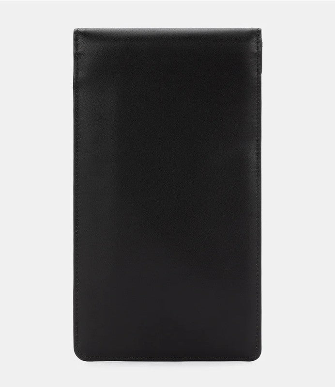 SLNT Faraday Phone Sleeve Medium Black Leather